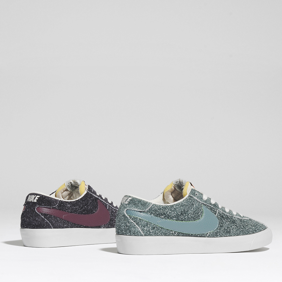Nike Bruin Vntg Hairy Suede Port Wine Seaweed 2