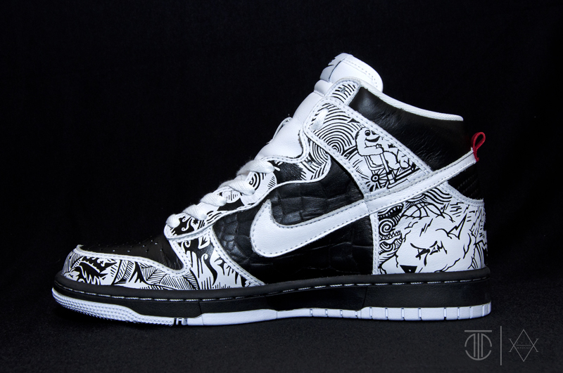 Nike Dunk Freegums Customs By Rom 6