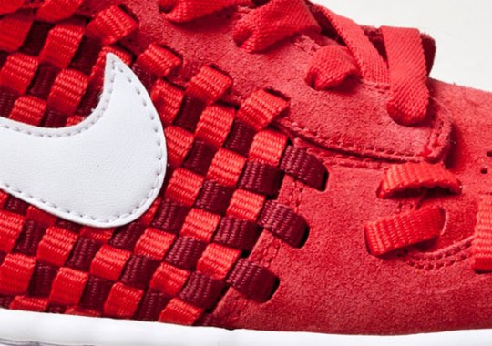 Nike Dunk High Woven – Red