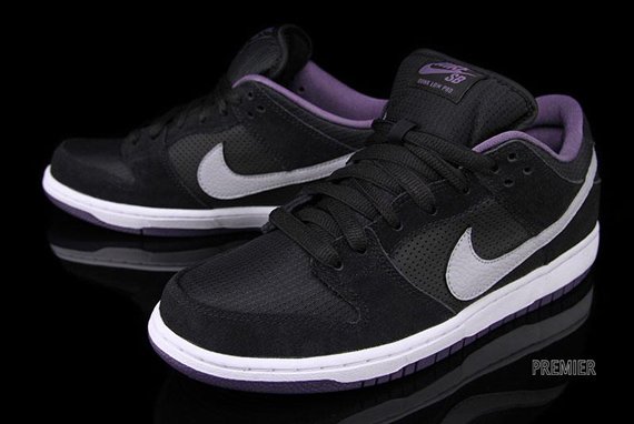 Nike Dunk Sb Low Blk Prp 2