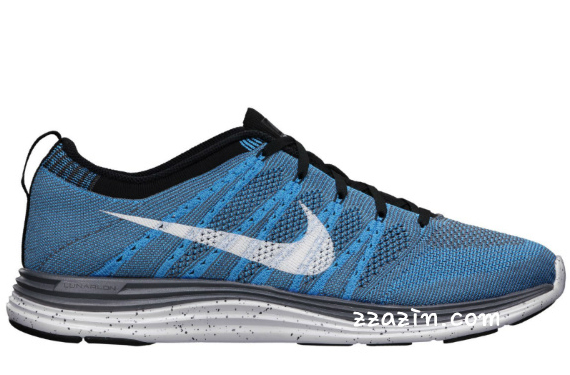 Nike Flyknit One Light Blue Black White