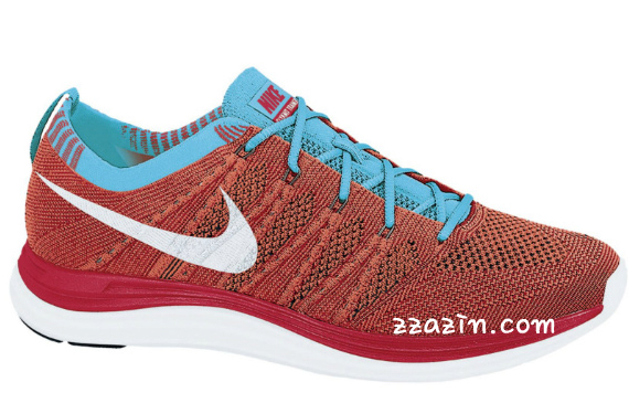 Nike Flyknit One Orange Light Blue