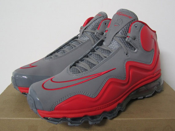 Nike Flyposite Cool Grey Hyper Red 2