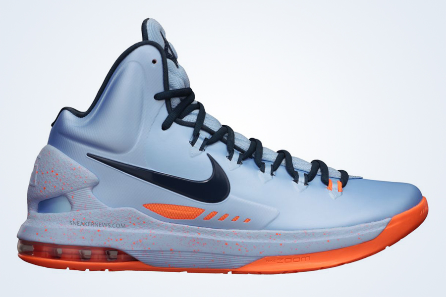 Nike Kd V Ice Blue Squadron Blue Total Orange 2