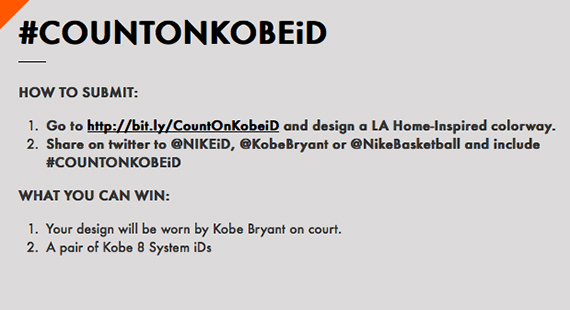 Nike Kobe 8 Id Countonkobeid Contest