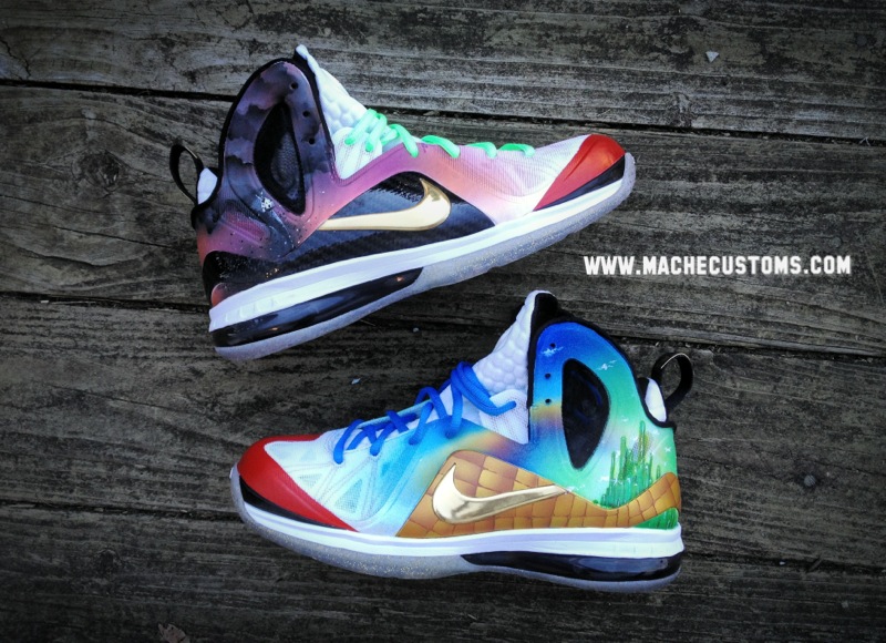 Nike Lebron 9 Elite Oz Customs By Mache 01
