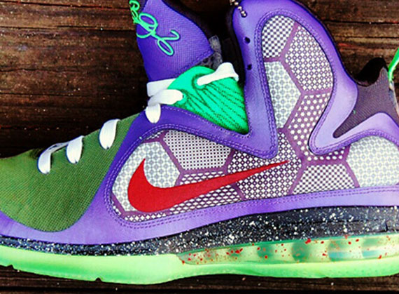 Nike LeBron 9 "JokerMan" Customs by GourmetKickz