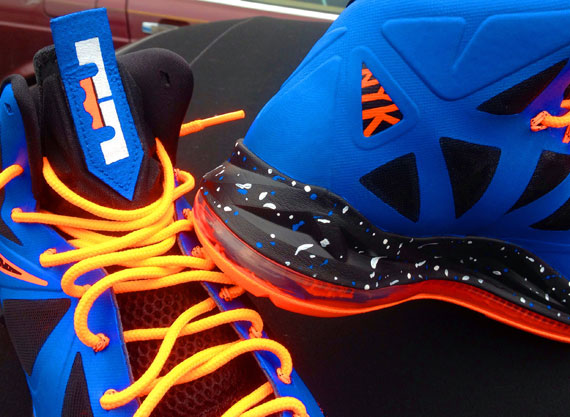 Nike LeBron X "Knicks" Customs by Soleswap