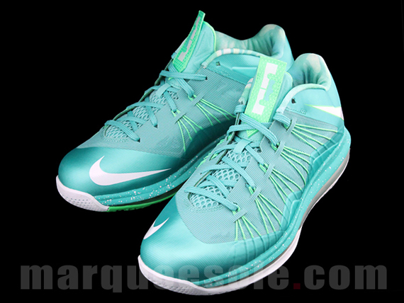 Nike Lebron X Low Teal White 2