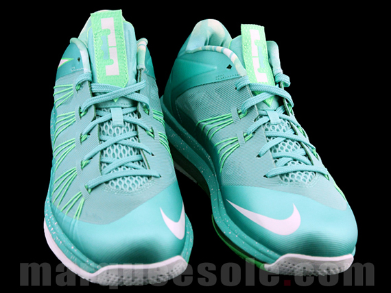 Nike Lebron X Low Teal White 5