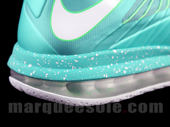 Nike Lebron X Low Teal White 7