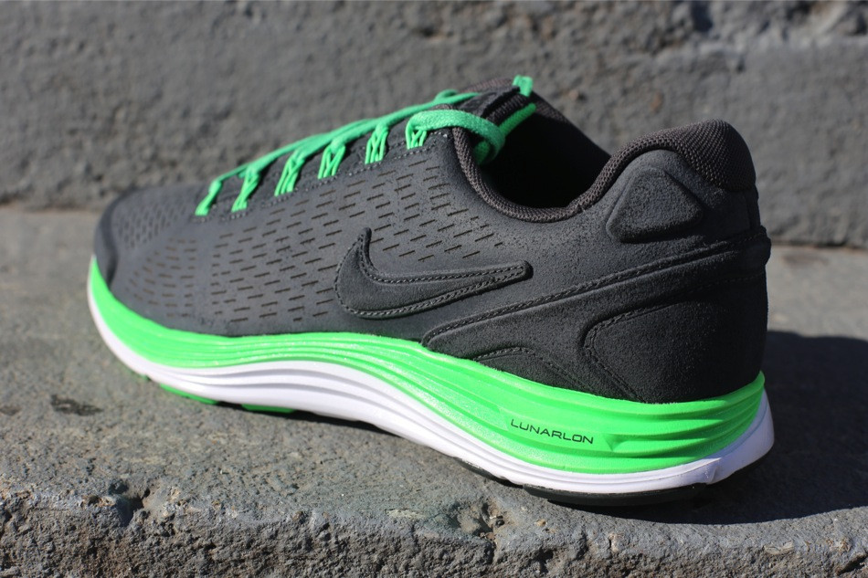 Nike Lunarglide 4 Ext Anthracite Poison Green 3