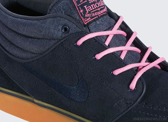 Nike Zoom Stefan Janoski Mid Dark Obsidian Digital Pink 1