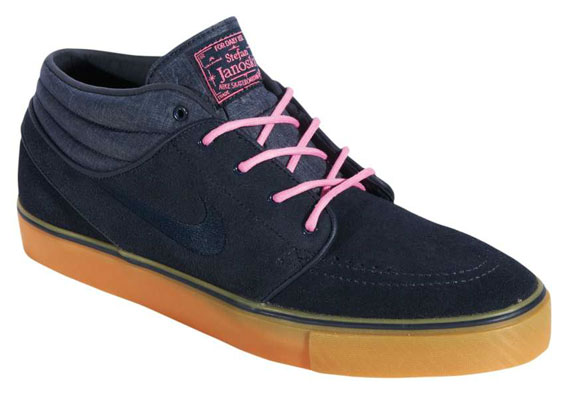 Nike Zoom Stefan Janoski Mid Dark Obsidian Digital Pink 3