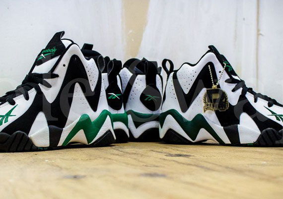 Reebok Kamikaze II "Kelly Green" Customs by Sole Swap