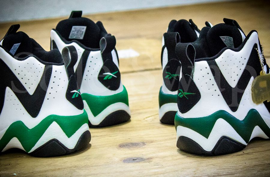 Reebok Kamikaze Ii Kelly Green Customs By Sole Swap 05