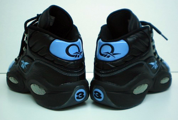 Reebok Question Black Light Blue Patent Toe 2006 4