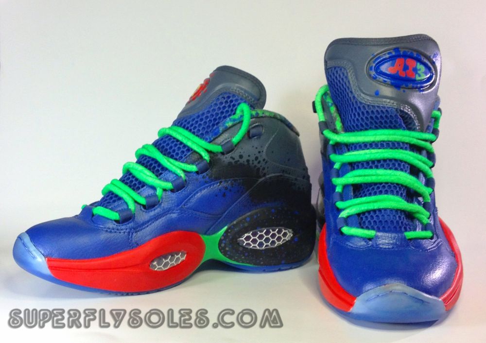Reebok Question Nerf Custom By Super Fly Soles 03