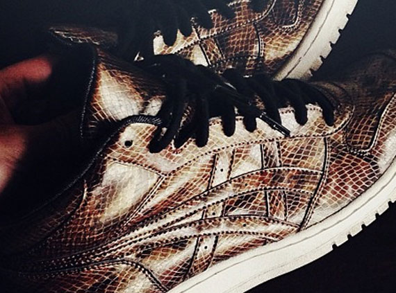 Ronnie Fieg x Asics Procourt Mid "Snakeskin" Sample