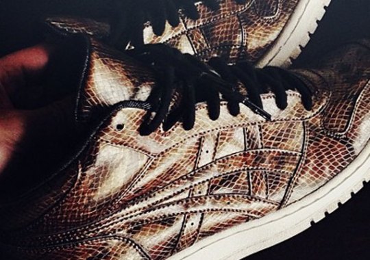 Ronnie Fieg x Asics Procourt Mid “Snakeskin” Sample