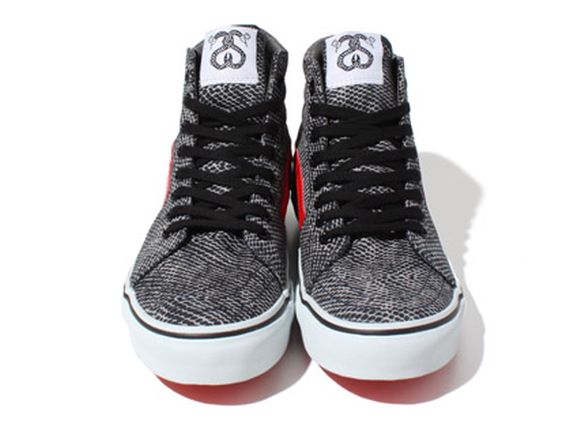 Stussy Vans Sk8 Hi Year Of The Snake 05