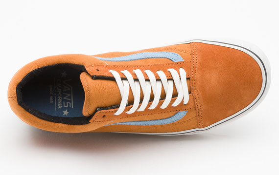 Vans California Old Skool Reissue Ca Orange Blue 5