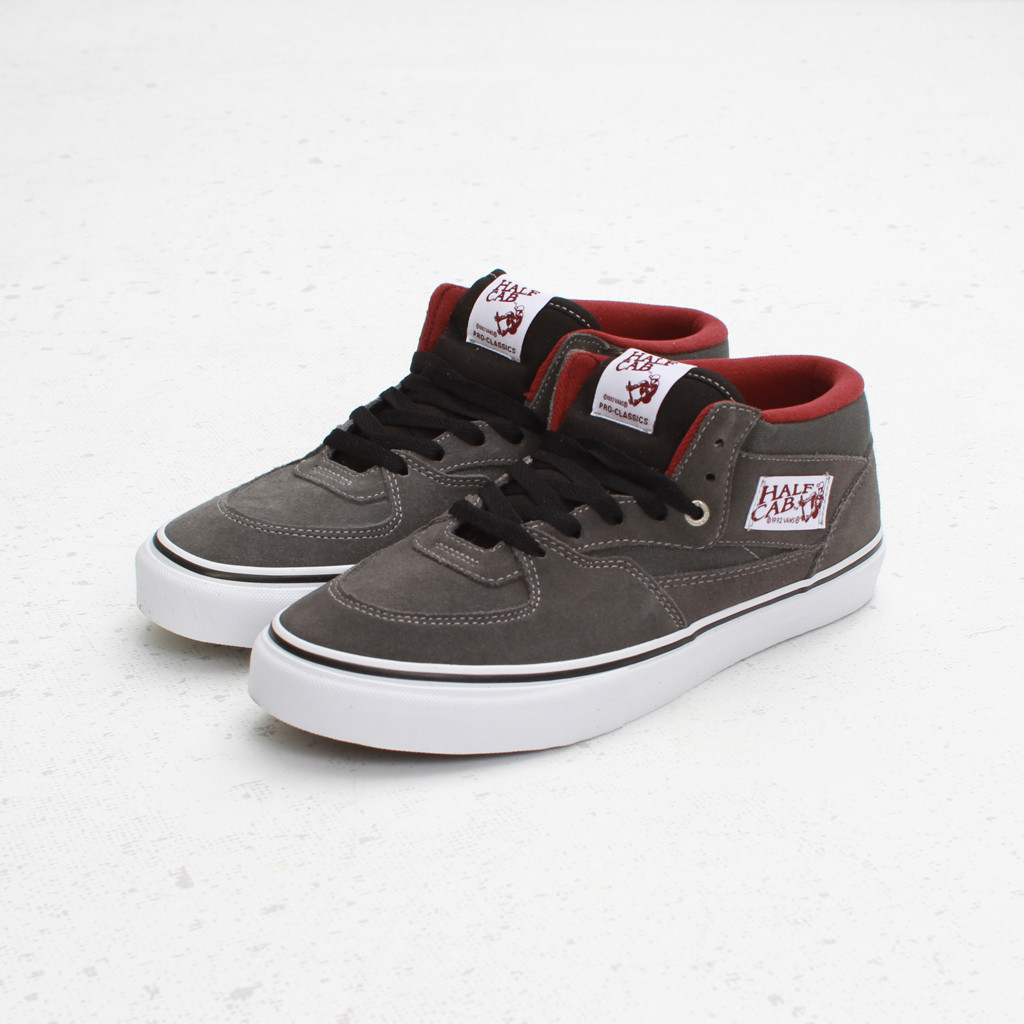 Vans Half Cab Pro Charcoal Burgundy 4