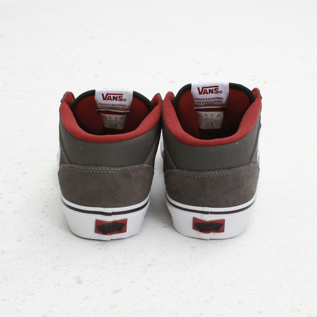 Vans Half Cab Pro Charcoal Burgundy 5