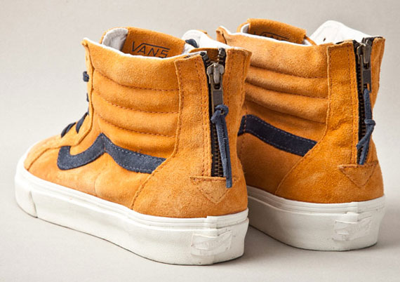 Vans Vault Sk8 Hi Lx Zip Gold