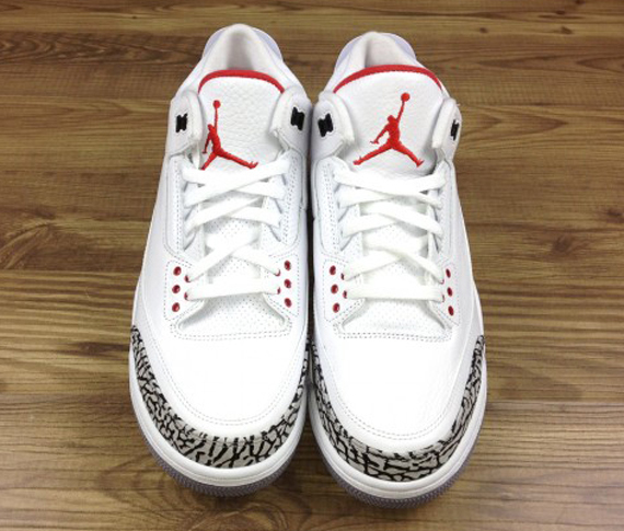 White Air Jordan Iii Retro 88 5