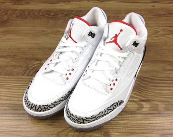 White Air Jordan Iii Retro 88 6