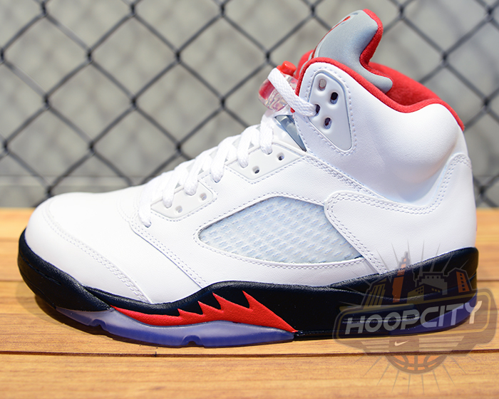 White Black Red Jordan 5 2
