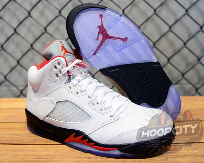 White Black Red Jordan 5 9