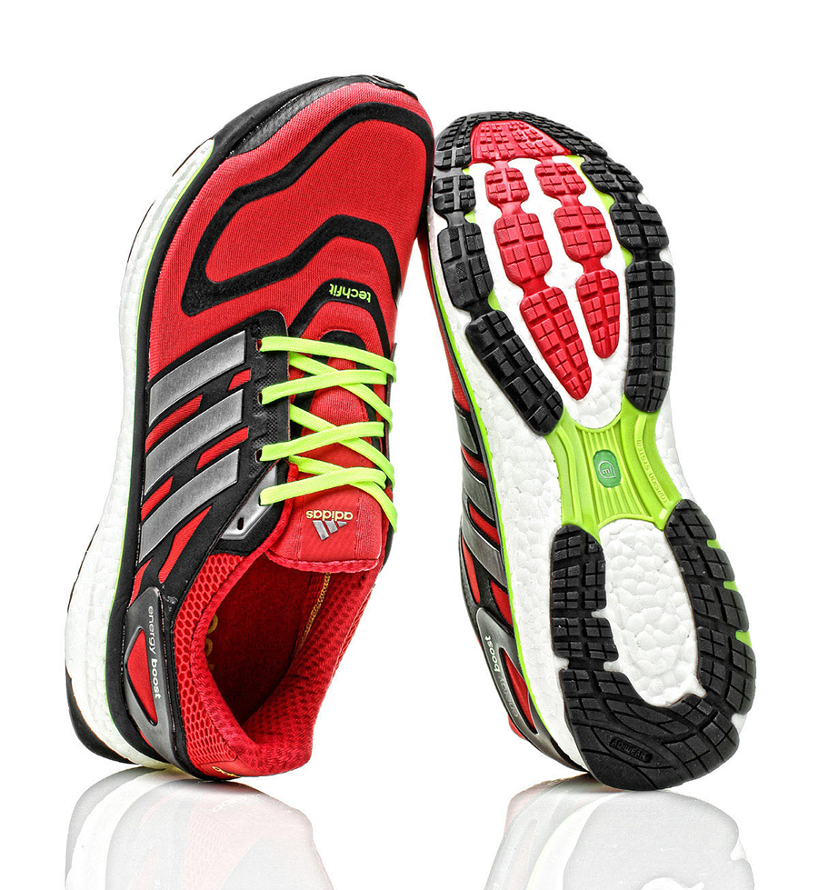 Adidas Energy Boost Vivid Red Neon Iron 9