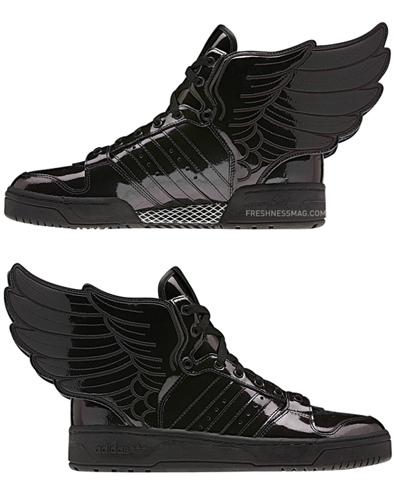 Adidas Originals Jeremy Scott Js Wings 2 0 Black Patent 2