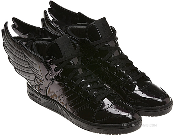 Adidas Originals Jeremy Scott Js Wings 2 0 Black Patent 5