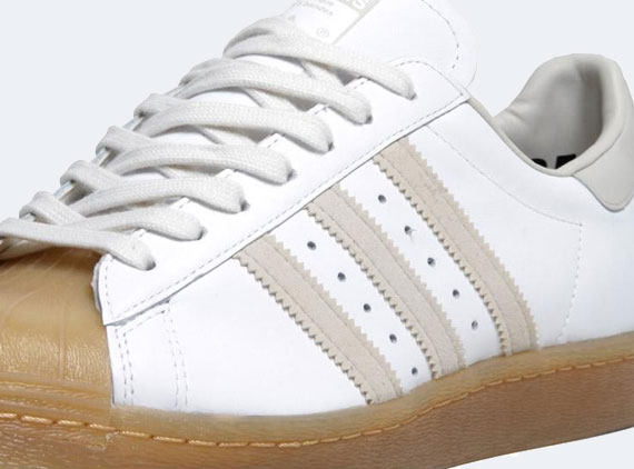 adidas Originals Superstar 80s - White - Gum