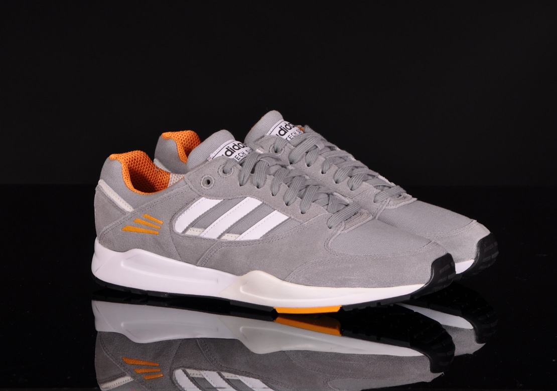 Adidas Originals Tech Super Grey Rock Joy Orange 2