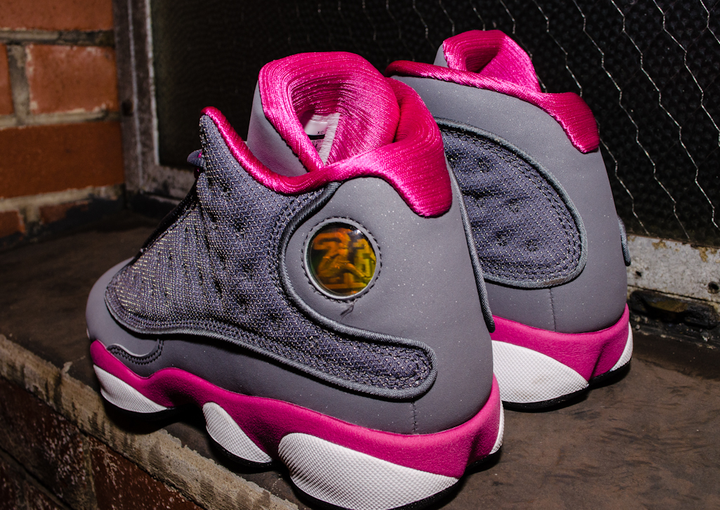 Air Jordan 13 Gs Cool Grey Fusion Pink White 04