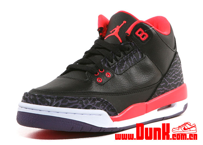 Air Jordan Iii Gs Bright Crimson 003