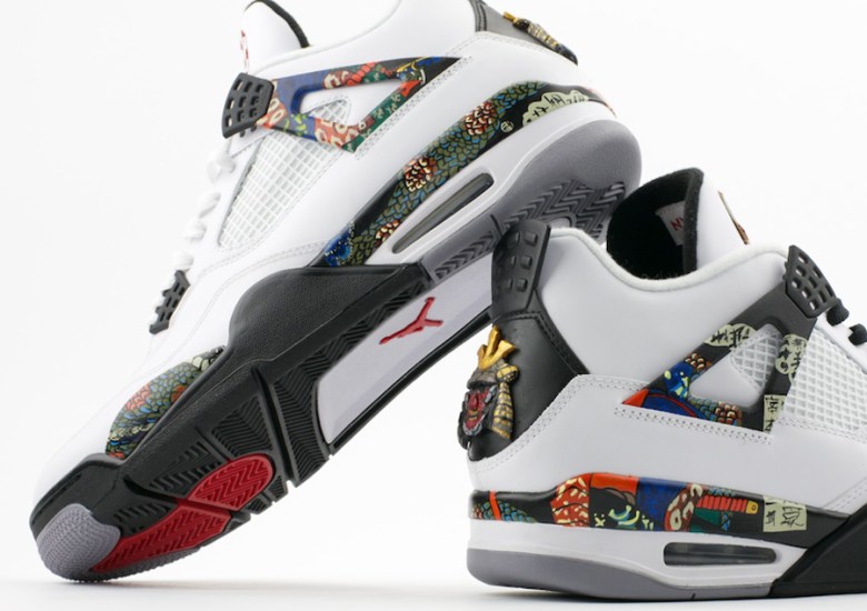 Air Jordan IV “Samurai” Customs by El Cappy