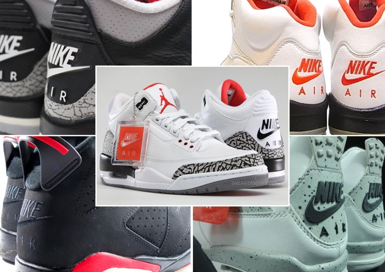 History of Air Jordan Retros with “Nike Air” Branding