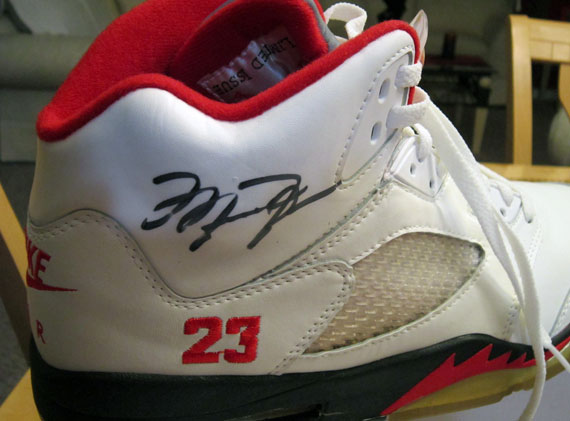 Air Jordan V “Limited Issue” 1 of 100 OG Autographed Michael Jordan PE