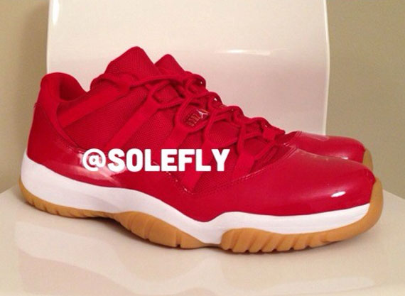 Air Jordan Xi Low Red White Gum Sample 2