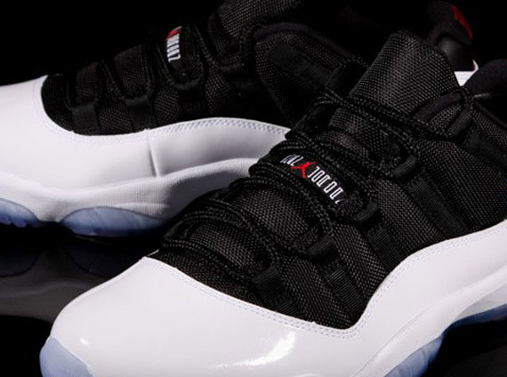 Air Jordan 11 Low Retro – White – Black – Red