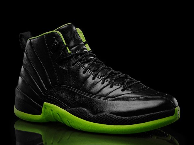 Air Jordan XII "Black/Neon Green" Collection