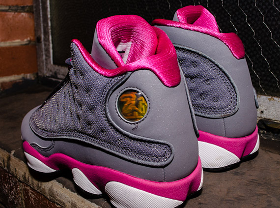 Air Jordan Xiii Gs Cool Grey Fusion Pink