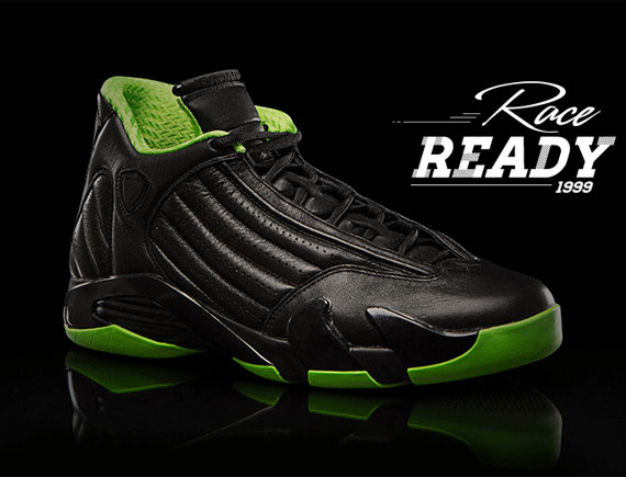 Air Jordan Xiv Black Neon Green