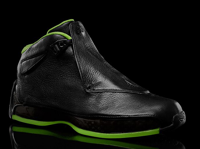 Air Jordan XVIII “Black/Neon Green” Collection