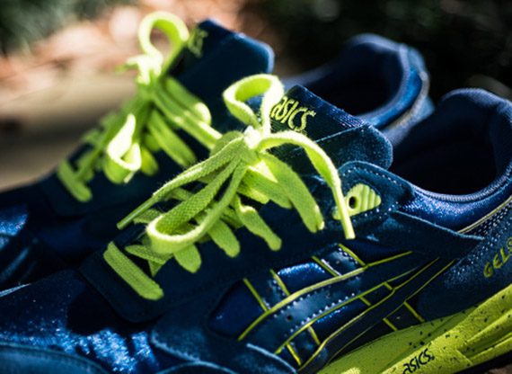 Asics Gel Saga – Navy – Lime Green